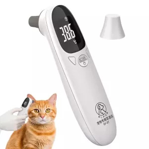 Přesný digitální teploměr pro psy a kočky ELOFS EF-07 (bílý)