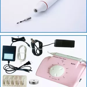 Ultrazvuková čistička zubů pro psy - Odstraňovač zubního kamene (Růžový, US Plug)