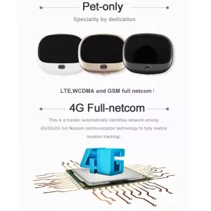 RF-V43 A Style IP67 Voděodolný GPS + LBS + WiFi Sledovací Nástroj pro Domácí Mazlíčky (Černý)