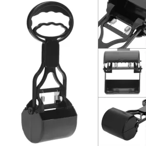 Long Handle Jaw Poop Scoop na úklid psích a kočičích exkrementů (modrý)