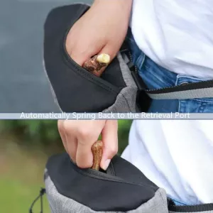 MOVEPEAK Taška na pamlsky pro domácí zvířata - šedá