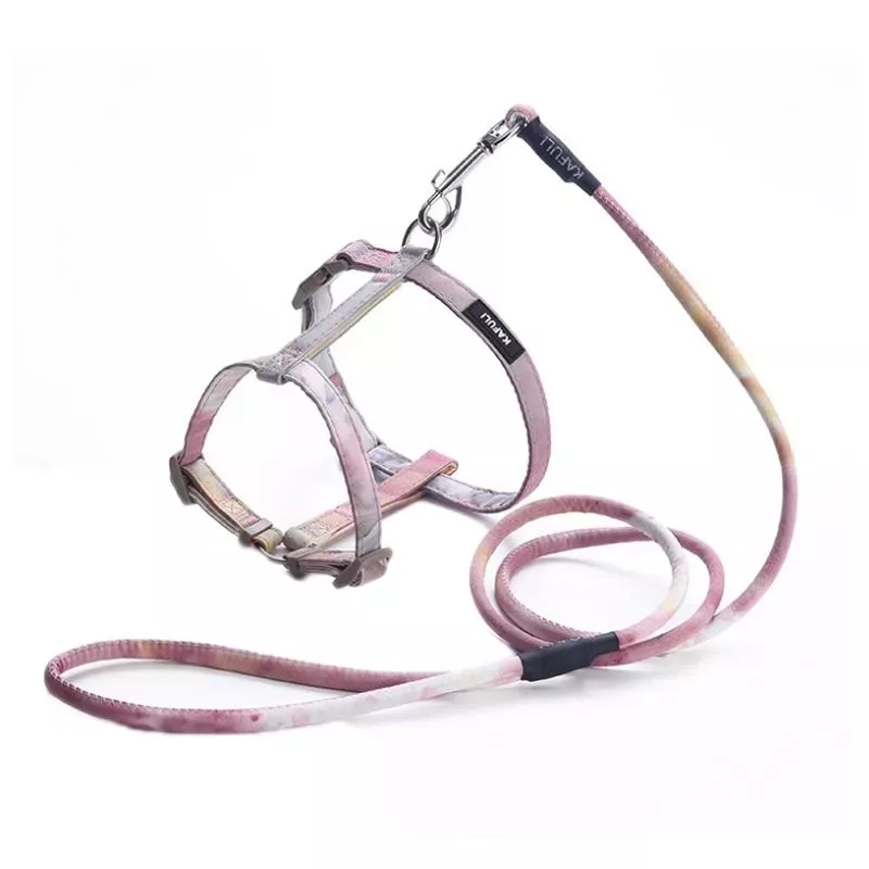 KAFULI Pet Adjustable I-Shape Harness Leash M (Algae Yellow)