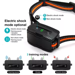 Anti-Barking Dog Collar s Dálkovým Ovládáním - Ovládání Štěkání (Černý)