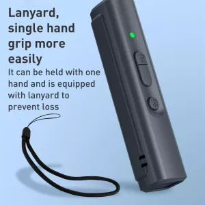 N11 Ultrazvukový odpuzovač psů s UV flashlight (černý)
