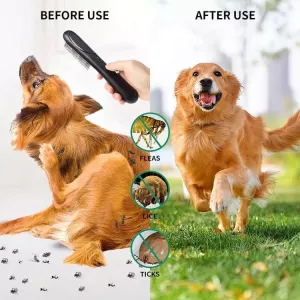 PaiPaitek PD166 Pet Safe Elektronický hřeben pro kontrolu blech (černý)
