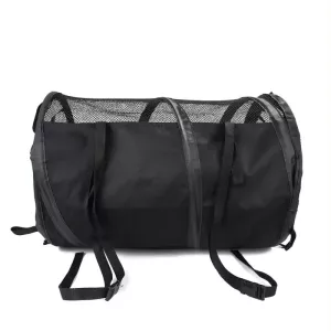 Skládací autostan pro domácí zvířata - Pet Car Bag Foldable Car Pet Cushion Back Seat Tent, Malý (Šedý)