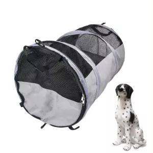 Skládací autostan pro domácí zvířata - Pet Car Bag Foldable Car Pet Cushion Back Seat Tent, Malý (Šedý)