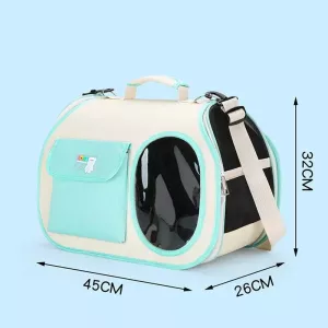 Crossbody taška pro domácí mazlíčky cast a psy - přenosná vak na rameno (žlutá)