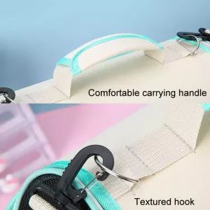 Crossbody taška pro domácí mazlíčky cast a psy - přenosná vak na rameno (žlutá)