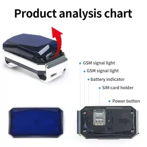 G12 IP67 Vodotěsný GPS sledovač pro psy