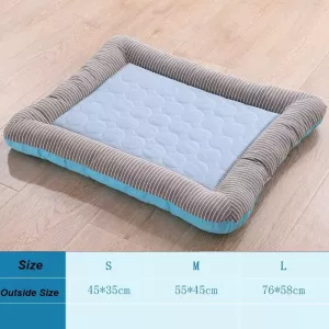 Letní chladící polštářek pro domácí mazlíčky, velikost M (modrý) Letní chladící polštářek pro domácí mazlíčky, velikost M (modrý)