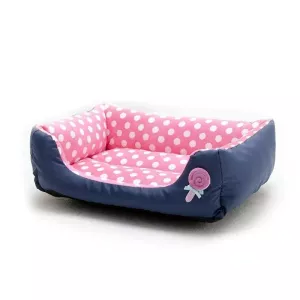 Kreslený Pet Kennel Hranatá Podložka pro Malé a Střední Zvířata, Varianta: M (Růžová) Kreslený Pet Kennel Hranatá Podložka pro Malé a Střední Zvířata, Varianta: M (Růžová)