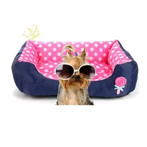 Kreslený Pet Kennel Hranatá Podložka pro Malé a Střední Zvířata, Varianta: M (Růžová) Kreslený Pet Kennel Hranatá Podložka pro Malé a Střední Zvířata, Varianta: M (Růžová)
