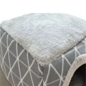 Útulný uzavřený kočičí pelíšek Cat Nest Capsule XL (Šedý) Útulný uzavřený kočičí pelíšek Cat Nest Capsule XL (Šedý)