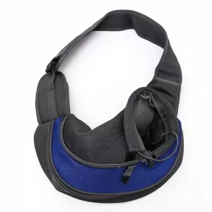 Sling taška pro psy a kočky bez rukou, reversibilní, modrá, velká Sling taška pro psy a kočky bez rukou, reversibilní, modrá, velká