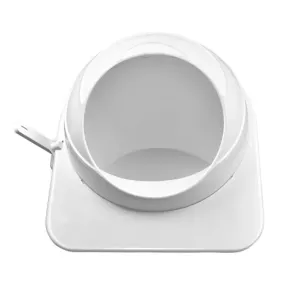 Velká uzavřená toaleta pro kočky – Cat Litter Box (Bílá)