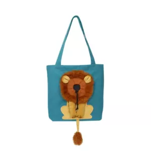 Taška pro kočky a psy Little Lion Shape - velká (jezero modrá)