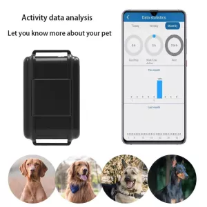 Vodotěsný GPS obojek pro psy TK919 s IP67, náhodná barva