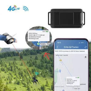 Vodotěsný GPS obojek pro psy TK919 s IP67, náhodná barva