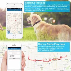 Vodotěsný GPS obojek pro psy TK919 s IP67, náhodná barva