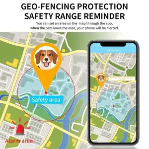 Vodotěsný GPS obojek pro psy TK919 s IP67, náhodná barva